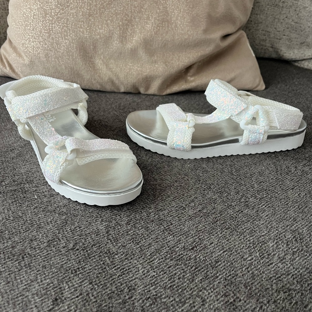New Girls KidPik Glitter Sandals